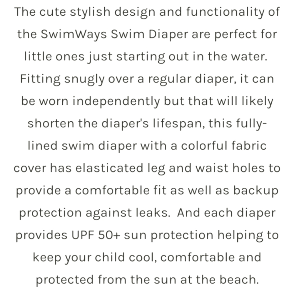 NEW SwimWays Reusable Swim Diaper - Picture 6 of 17